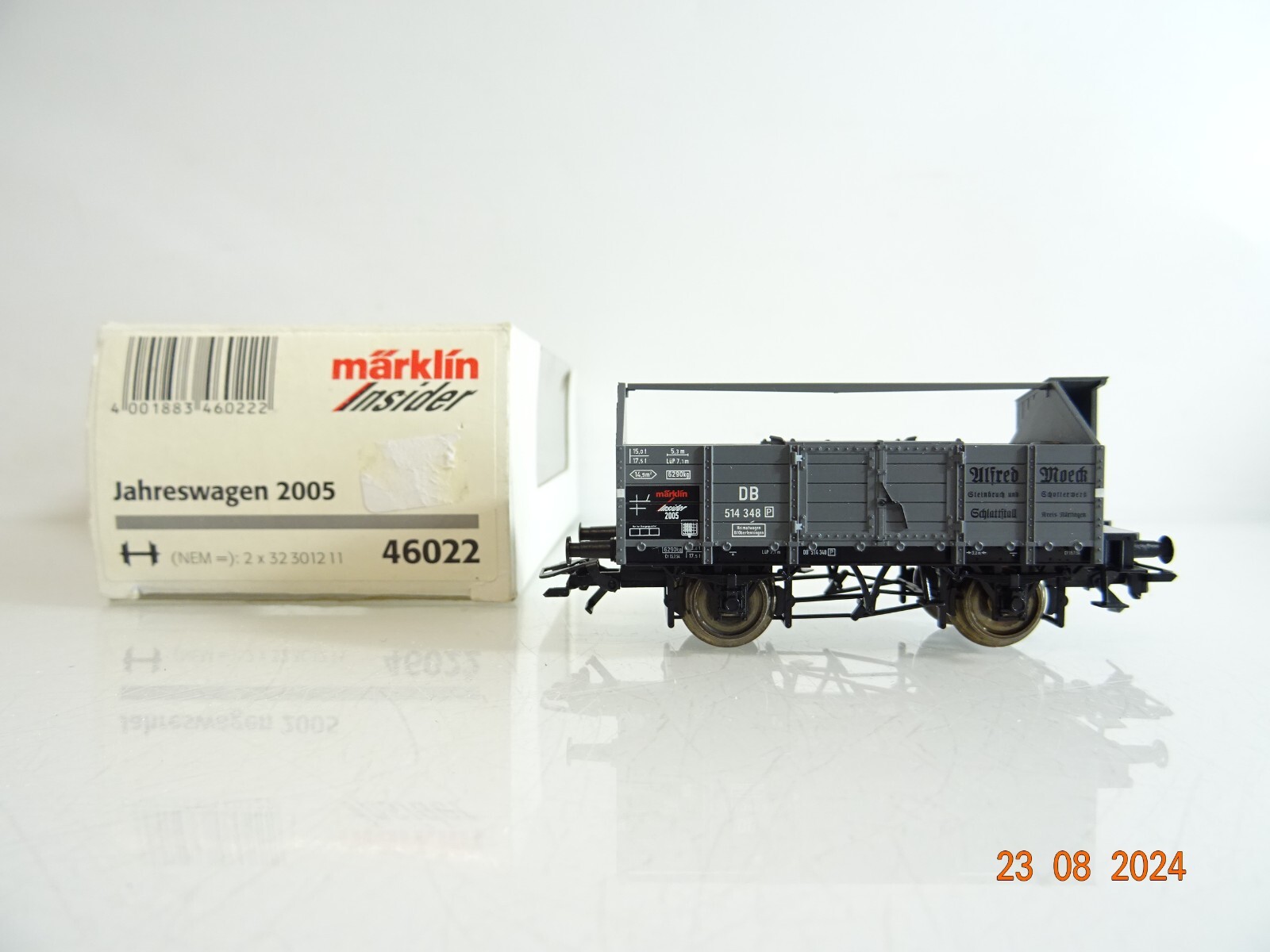 Märklin H0 46022 Hochbordwagen der DB Jahreswagen 2005 in OVP PR2178