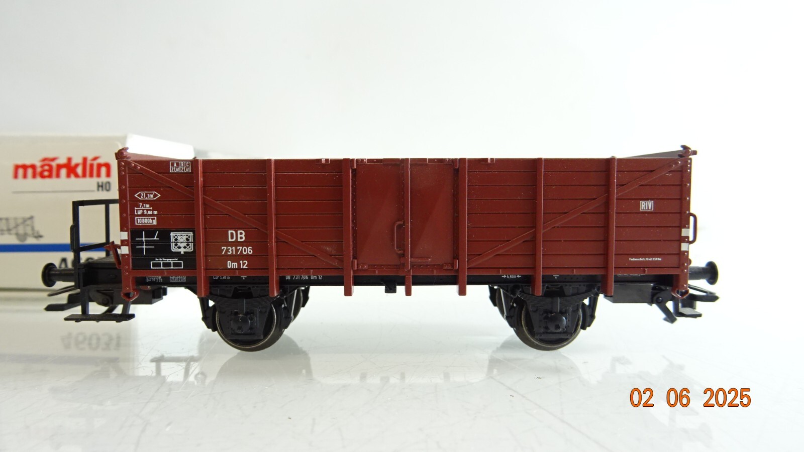 Märklin H0 46031 offener Güterwagen der DB in OVP PR8131 – Bild 3