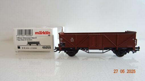 Märklin H0 46059 offener Güterwagen Omm 37 der DB in OVP PR8085