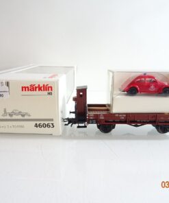 Märklin H0 46063 Niederbordwagen DB VW-Feuerwehr in OVP CK5110