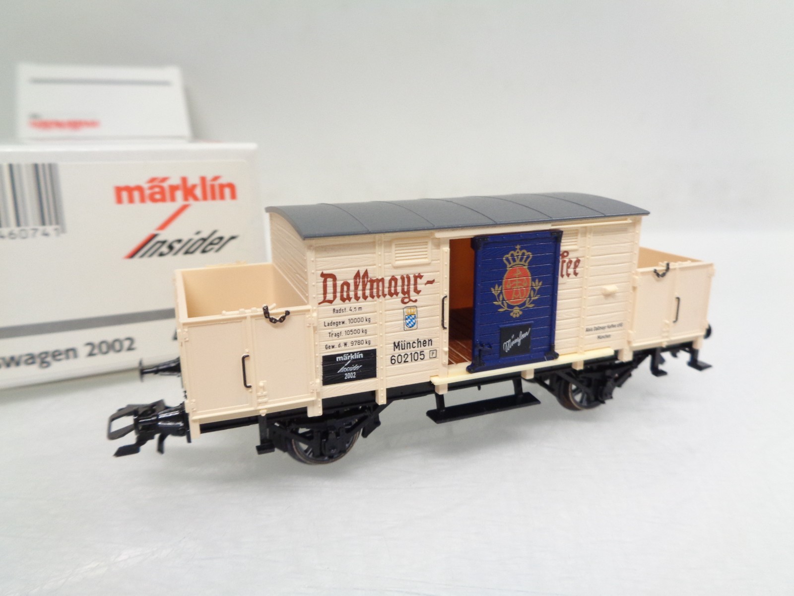 Märklin H0 46074 Kolonialwarenwagen Dallmayr Kaffee 2002 in OVP RR4813 – Bild 3