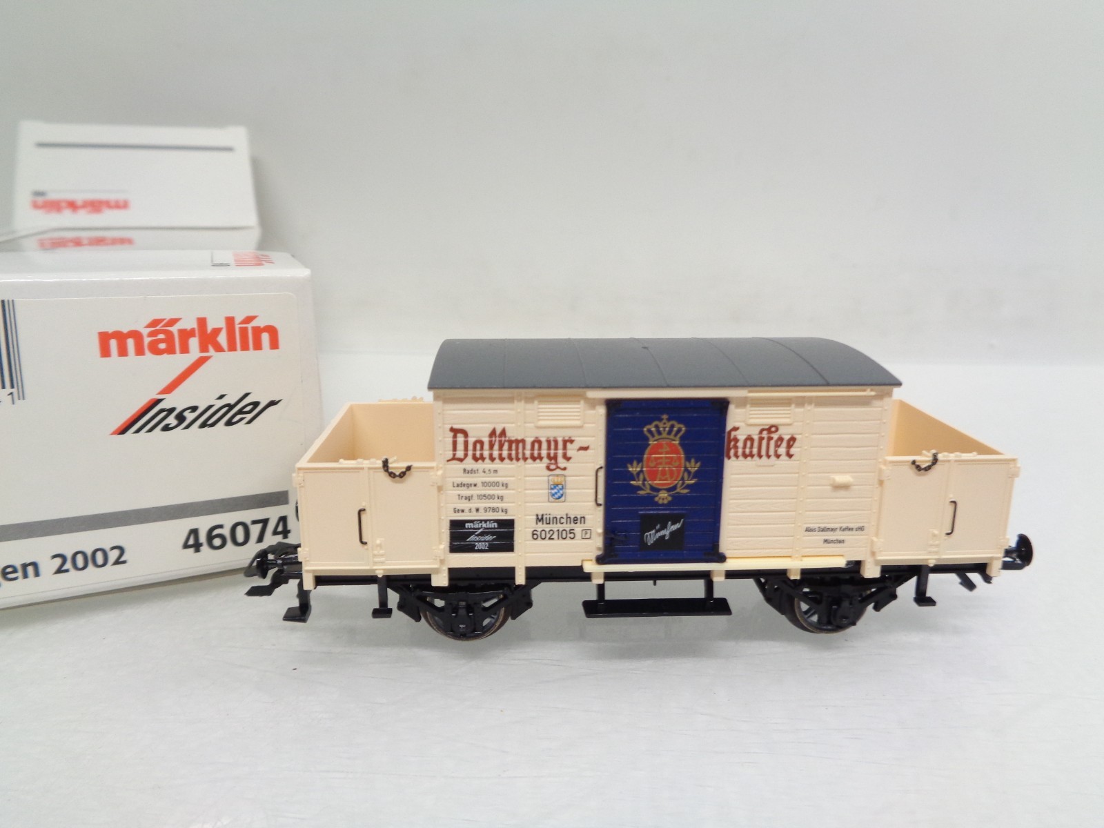 Märklin H0 46074 Kolonialwarenwagen Dallmayr Kaffee 2002 in OVP RR4813