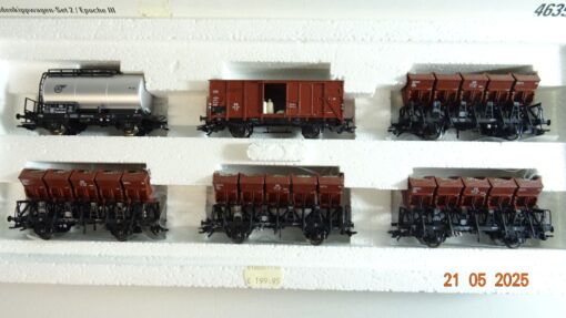 Märklin H0 46351 Muldenkippwagen-Set 2/Epoche III in OVP PR7841 – Bild 3