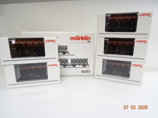 Märklin H0 46353 Muldenkippwagen-Set 5 tlg. der DB in OVP PR5858