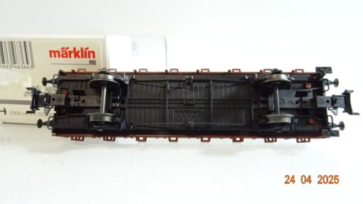Märklin H0 46363 Rungenwagen mit 2 Raupenschlepper der DB in OVP PR7248 – Bild 4