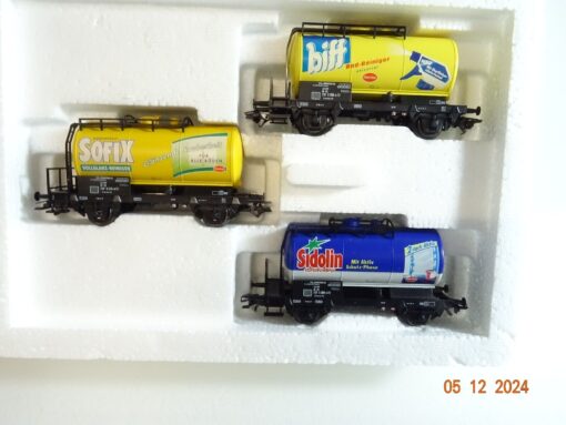 Märklin H0 46425 Kesselwagen-Set 3 St. Henkel in OVP PR4536 – Bild 3