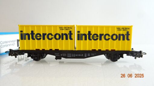 Märklin H0 4670 Containerwagen Intercont der DB in OVP PR8740 – Bild 3