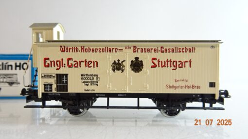 Märklin H0 4677 Bierwagen Engl. Garten Stuttgart in OVP PR9176 – Bild 3