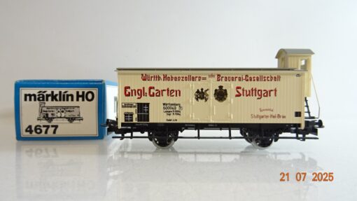 Märklin H0 4677 Bierwagen Engl. Garten Stuttgart in OVP PR9176