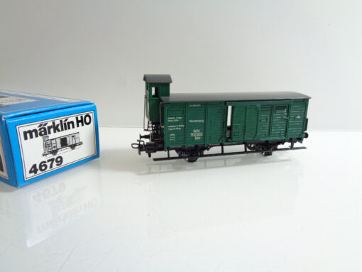 Märklin H0 4679 gedeckter Güterwagen mit Bremserhaus in OVP AR2033