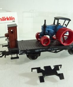 Märklin H0 46844 Flachwagen mit Lanz Traktor in OVP RR2799