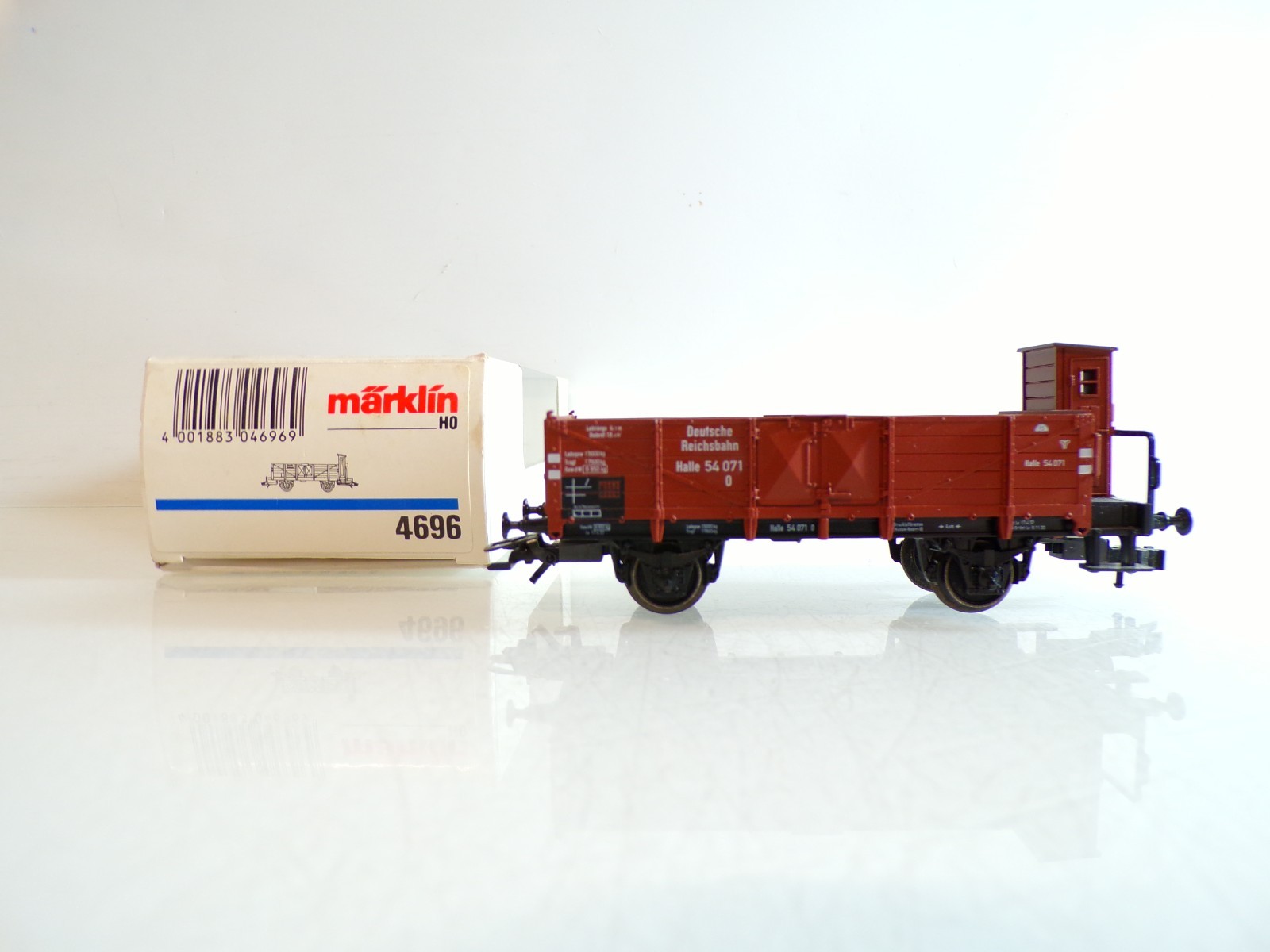 Märklin H0 4696 offener Güterwagen mit Bremserhaus der DR in OVP BH1419