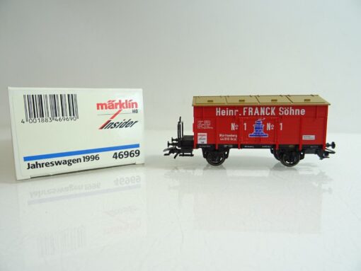 Märklin H0 46969 gedeckter Güterwagen "Jahreswagen 1996" Länderbahn in OVP PR333 – Bild 3