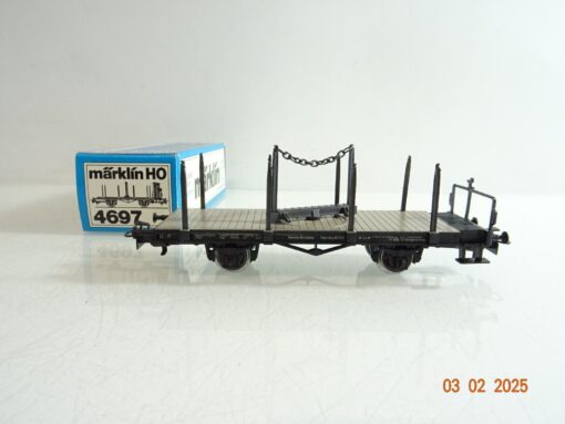 Märklin H0 4697 Drehschemelwagen mit Bremserhaus in OVP PR5704