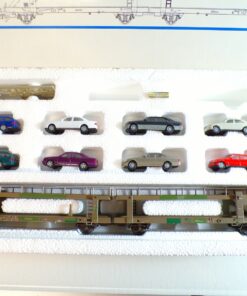 Märklin H0 47121 Doppel-Autotransportwagen mit 8 Mercedes-Benz PKW in OVP BH1192