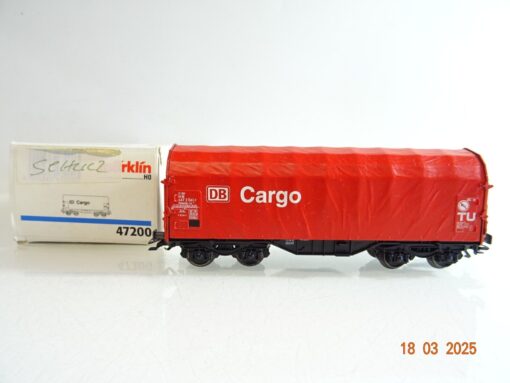 Märklin H0 47200 Schiebeplanwagen der DB in OVP PR6638