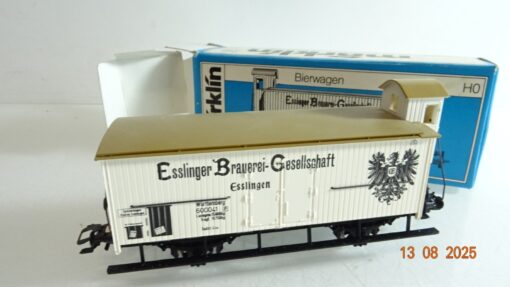 Märklin H0 4782 Bierwagen Esslinger Brauerei Gesellschaft in OVP RR2842 – Bild 3