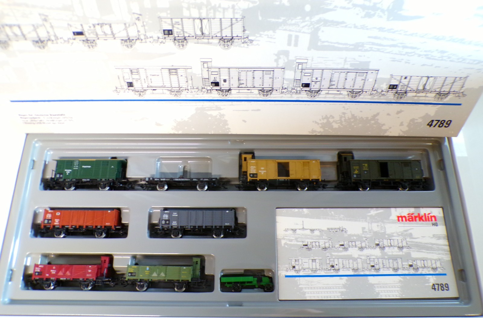 Märklin H0 4789 Wagen-Set Deutscher Staatsbahn in OVP BH1372