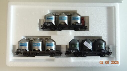Märklin H0 47896 Güterwagen-Set Henkel der DB in OVP PR8195 – Bild 3