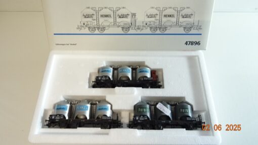 Märklin H0 47896 Güterwagen-Set Henkel der DB in OVP PR8195