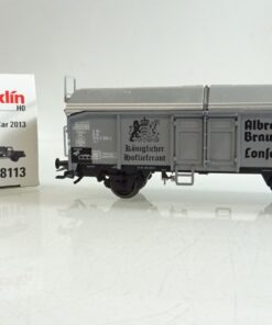 Märklin H0 48113 Schiebdachwagen Albrecht Braun ohne LKW der DB in OVP PR7323