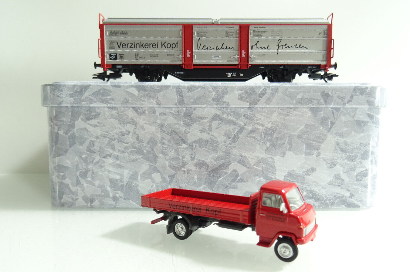 Märklin H0 48120 Güterwagen Museumswagen 2020 Verzinkerei Kopf in OVP C160 – Bild 3