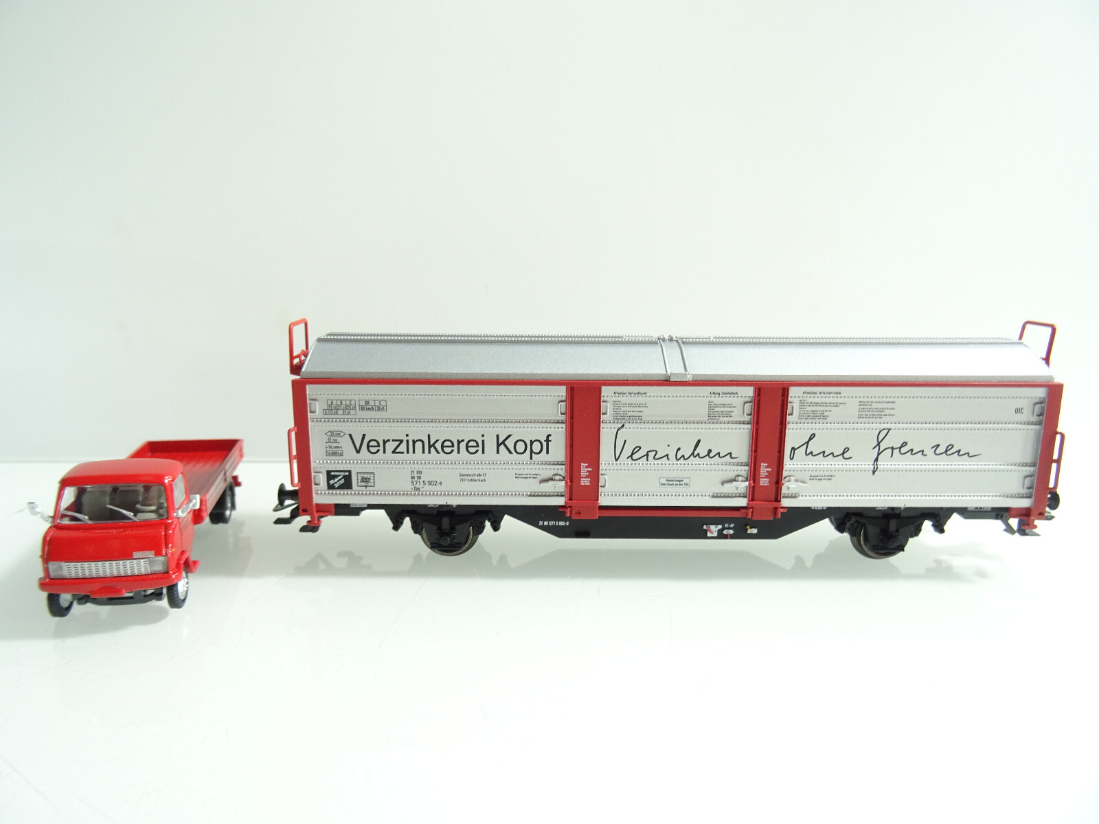 Märklin H0 48120 Güterwagen Museumswagen 2020 Verzinkerei Kopf in OVP C160 – Bild 4
