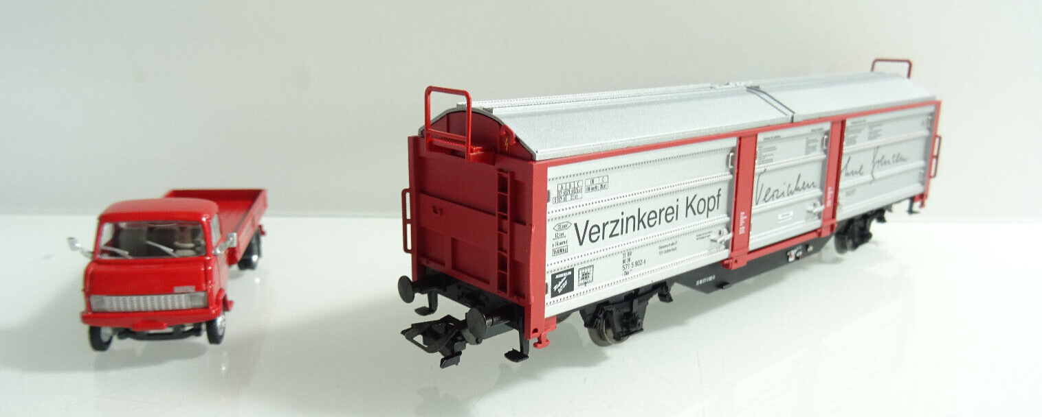 Märklin H0 48120 Güterwagen Museumswagen 2020 Verzinkerei Kopf in OVP C160 – Bild 5