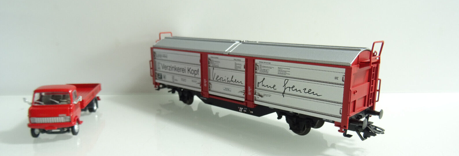 Märklin H0 48120 Güterwagen Museumswagen 2020 Verzinkerei Kopf in OVP C160 – Bild 6