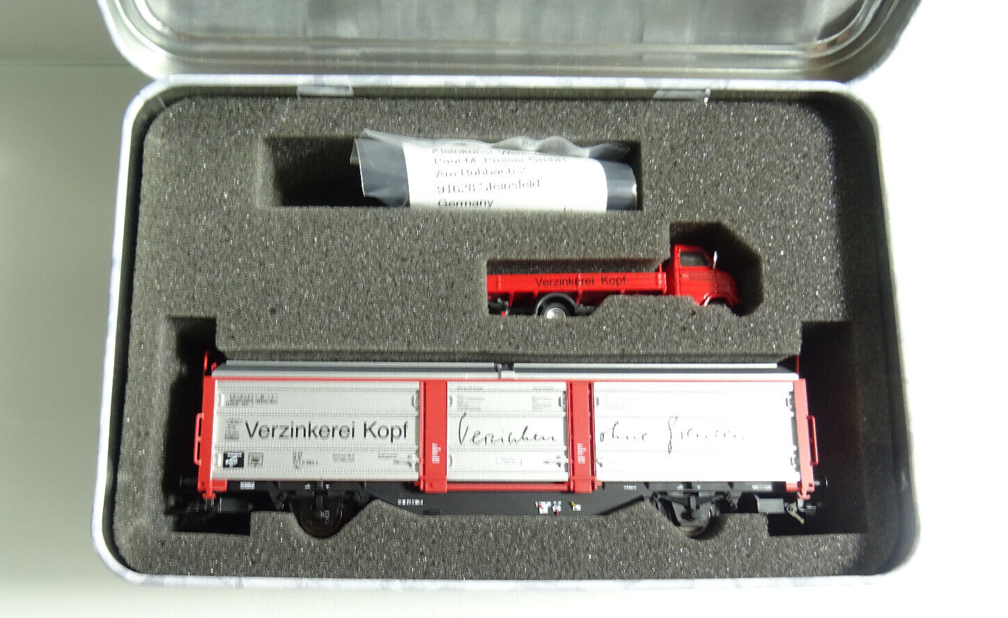 Märklin H0 48120 Güterwagen Museumswagen 2020 Verzinkerei Kopf in OVP C160