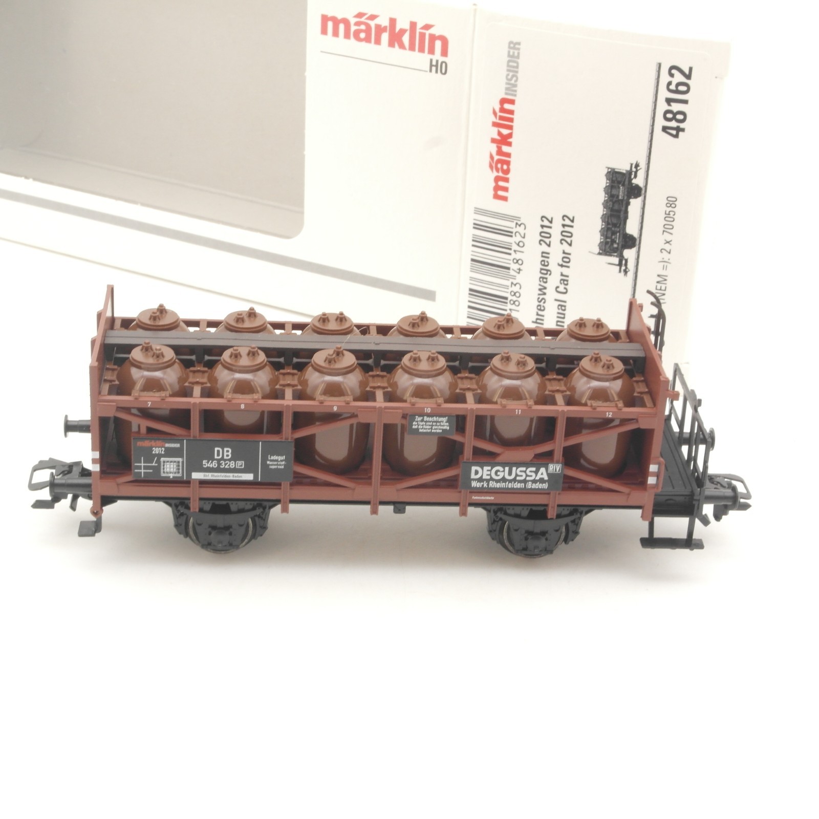 Märklin H0 48162 Jahreswagen 2012 Säuretopfwagen der DB in OVP RR5516 – Bild 3
