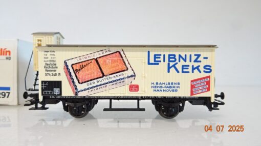 Märklin H0 48297 gedeckter Güterwagen Leibniz-Keks der DR in OVP PR8867 – Bild 3