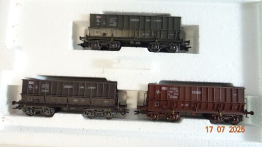 Märklin H0 48443 Wagen-Set USINOR 3 Erz-Transporter der SGW/SNCF in OVP PR9044 – Bild 3