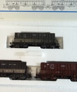 Märklin H0 48443 Wagen-Set USINOR 3 Erz-Transporter der SGW/SNCF in OVP PR9044