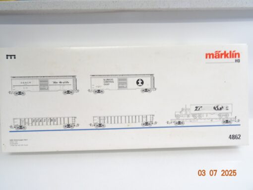 Märklin H0 4862 USA Güterwagen-Set 3tlg. No I in OVP JL1172 – Bild 5