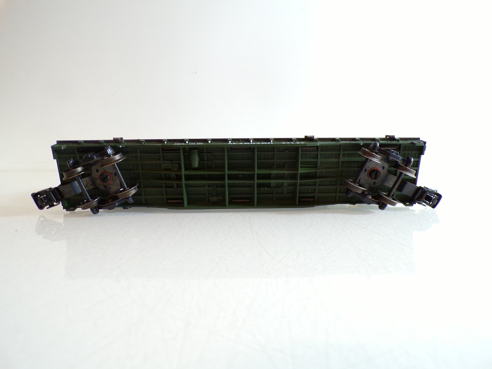 Märklin H0 4865 US Flachwagen SEABOARD 47147 mit LKW in OVP BH1459 – Bild 4