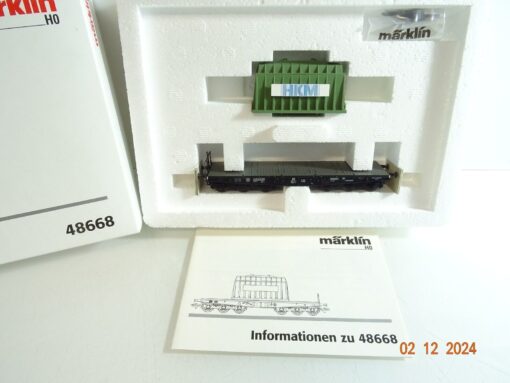 Märklin H0 48668 Schwerlastwagen mit Ladung der DB in OVP PR4391