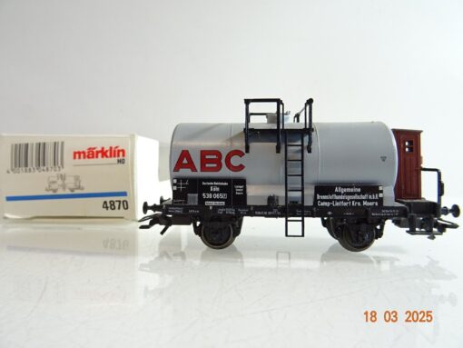 Märklin H0 4870 Kesselwagen ABC der DR in OVP PR6636