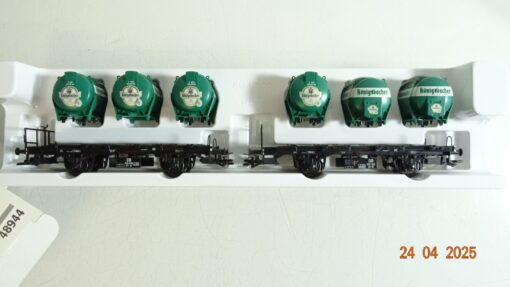 Märklin H0 48944 Behälterwagen-Set Königsbacher 2 tlg.  der DB in OVP PR7244 – Bild 3