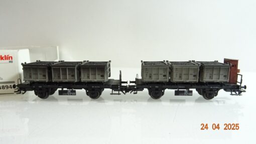 Märklin H0 48946 Behälterwagen-Set von Haus zu Haus 2 tlg.  der DB in OVP PR7241 – Bild 3