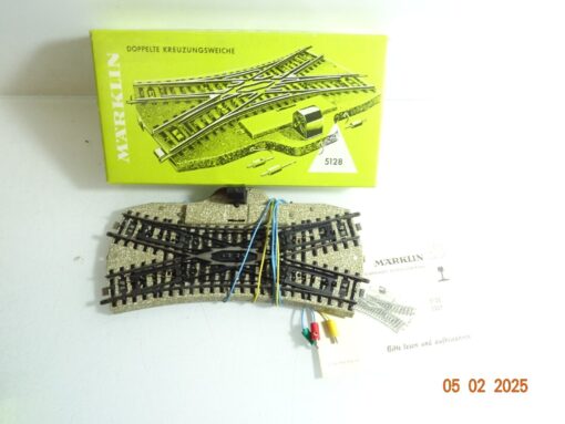 Märklin H0 5128 Doppelte Kreuzungsweiche siehe Foto in OVP CK5779