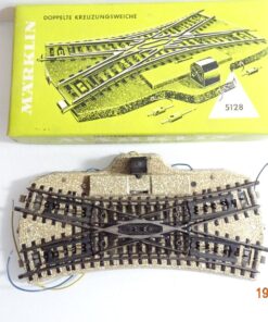 Märklin H0 5128 Doppelte Kreuzungsweiche siehe Foto in OVP CK6156