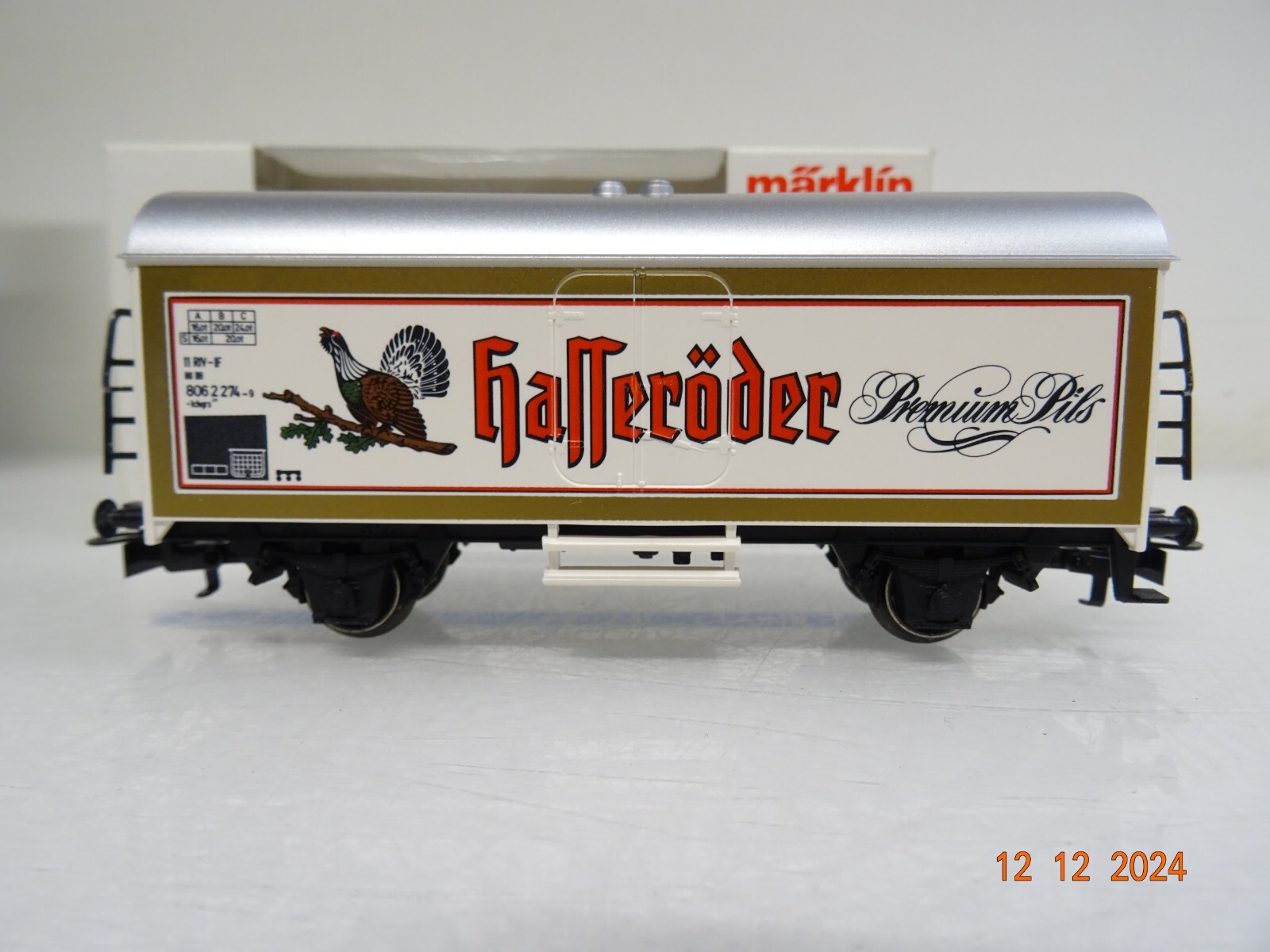 Märklin H0 5326 Kühlwagen Hasseröder der DB in OVP PR4735 – Bild 3