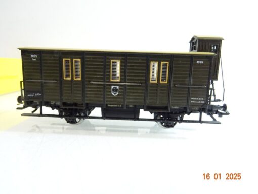 Märklin H0 60-01 Gepäckwagen K.P.E.V. in OVP PR5380 – Bild 3