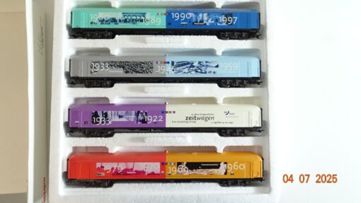 Märklin H0 75 Jahre Zeitgeschichte Zeitwagen 1922-1997 in OVP PR8843 – Bild 3