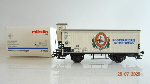 Märklin H0 94026 Kühlwagen Postbrauerei Nesselwang der DR in OVP PR9246