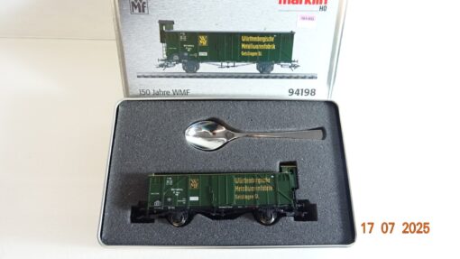 Märklin H0 94198 150 Jahre WMF gedeckter Güterwagen Württemberg in OVP PR9009