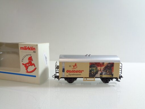 Märklin H0 AC Gedeckter Güterwagen obletter Spielwaren in OVP F1007
