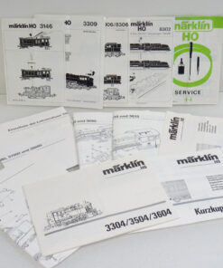 Märklin H0 Bedienungsanleitung diverse siehe Fotos LE3523 o.
