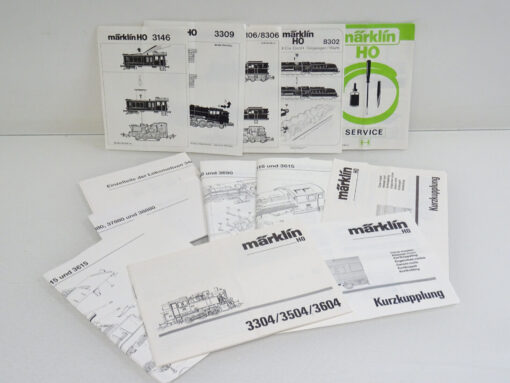 Märklin H0 Bedienungsanleitung diverse siehe Fotos LE3523 o.